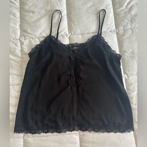 lace silk top
